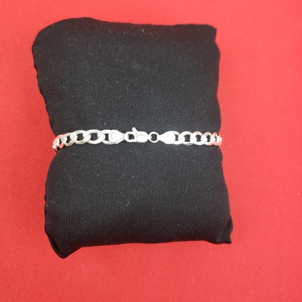 925 sterling silver mens bracelet - Picture 11 of 15